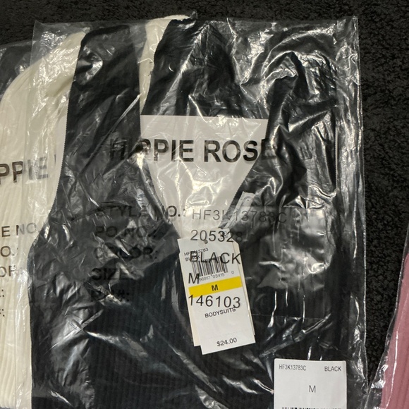 Hippe rose bodysuits lot of 3 size medium - Picture 4 of 8